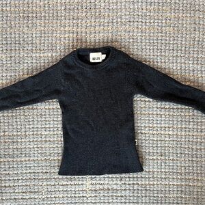 Nui Kids Black Long Sleeve Sweater